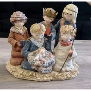 Special Friends "Emmanuel's Gift" 1st Edition 1998 Nativity Scene Children‎